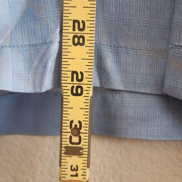 Tommy Bahama Shirt Mens Medium Blue 100% Silk Button Up Jacquard Hawaiian Casual - Picture 9 of 10